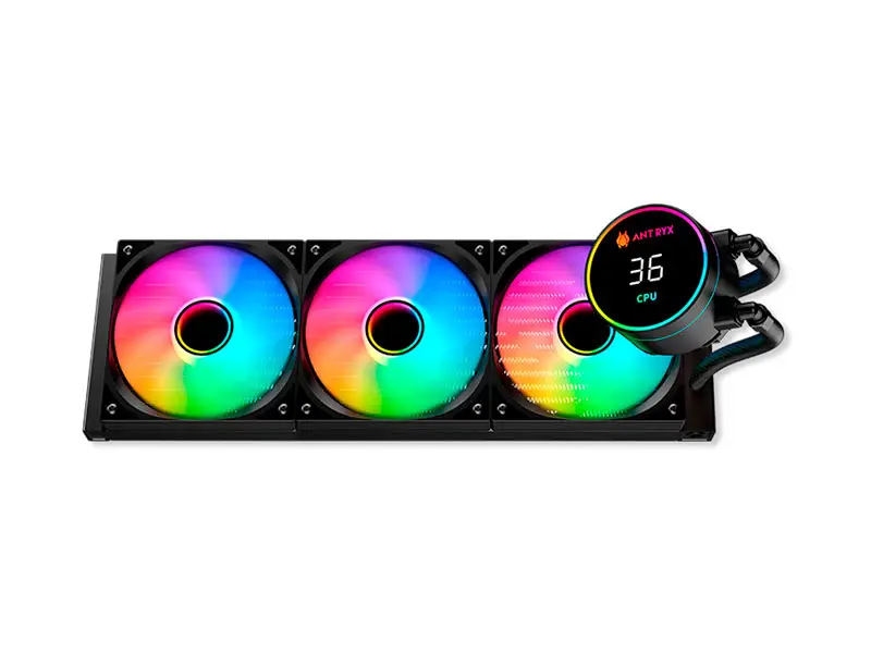 Cooler CPU Antryx Triton CRONUS 360 ARGB Enfriamiento liquido Black - Imagen 2
