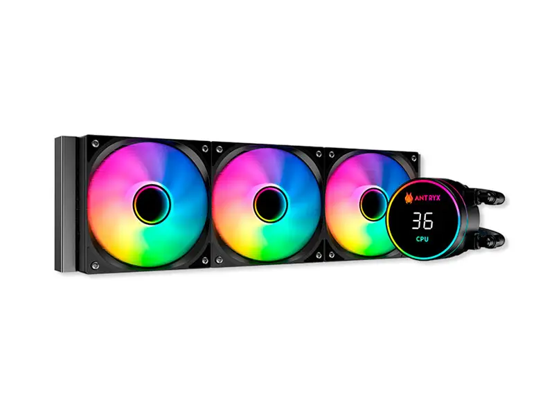 Cooler CPU Antryx Triton CRONUS 360 ARGB Enfriamiento liquido Black