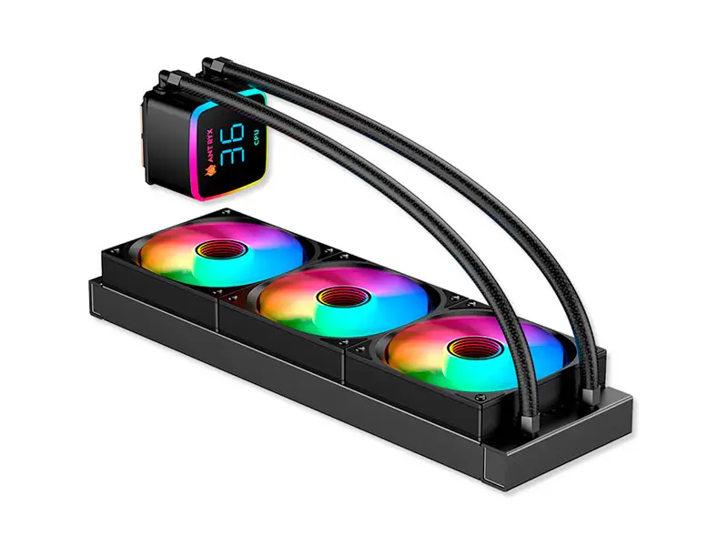 Cooler CPU Antryx Triton Edge 360 ARGB Enfriamiento liquido Black - Imagen 3