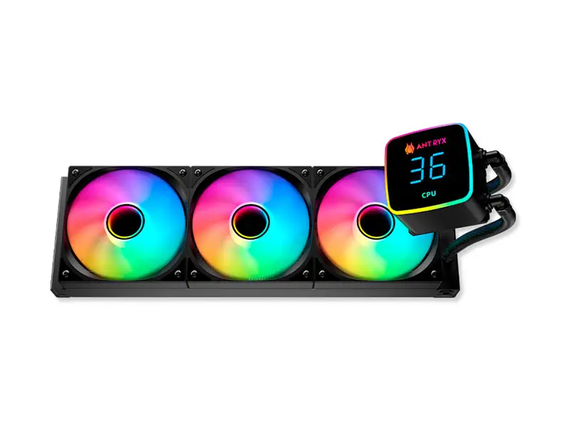 Cooler CPU Antryx Triton Edge 360 ARGB Enfriamiento liquido Black - Imagen 2