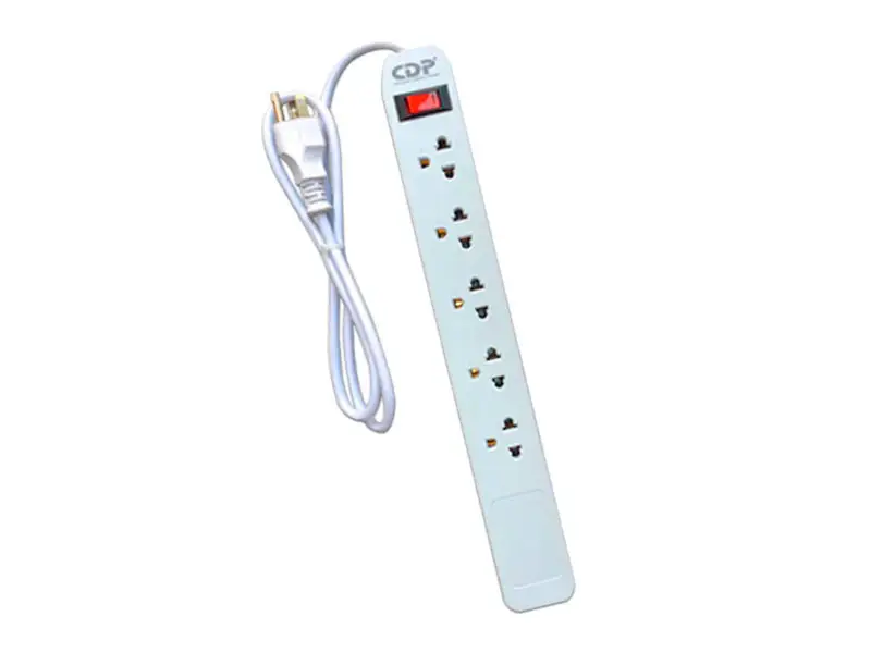 Regleta CDP R-SS5 5-tomas universal beige - Imagen 2