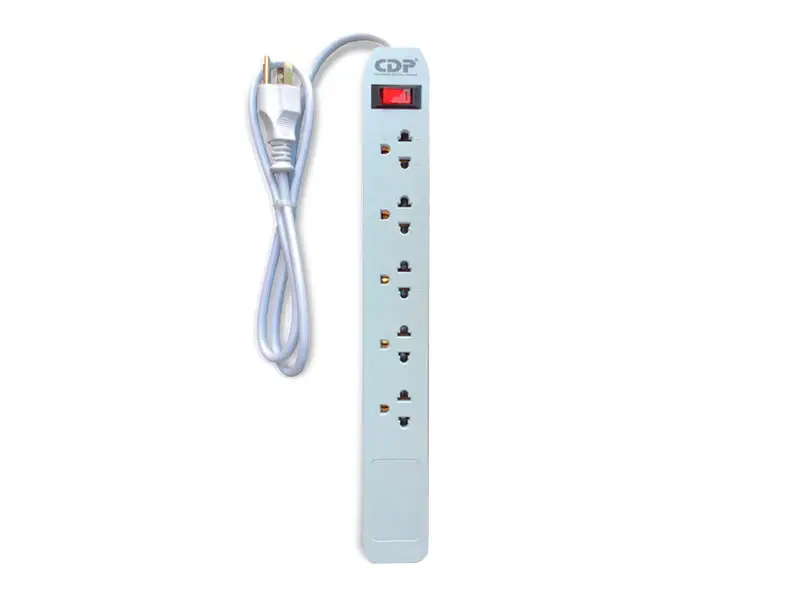Regleta CDP R-SS5 5-tomas universal beige