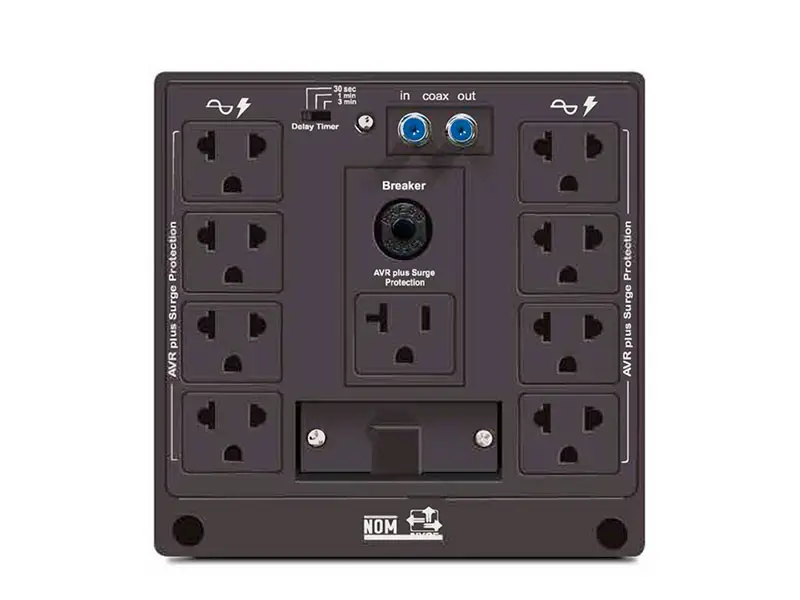 Estabilizador CDP 5000VA (2500w) R-AVR5008I 8 tomas 220v - Imagen 3