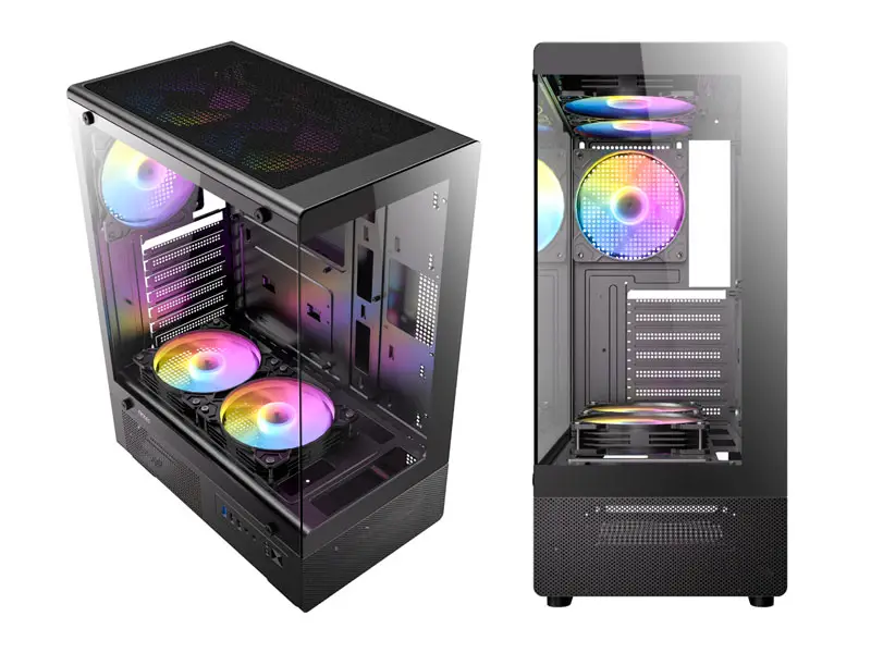 Case ANTEC VCX300 ARGB + Fuente 550W Meta v550 - Imagen 2