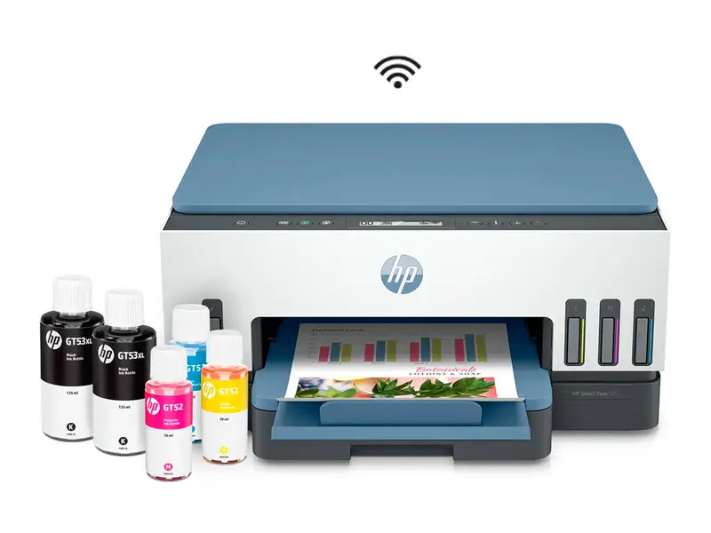 Impresora Multifuncional HP Smart Tank 725 WiFi USB Bluetooth