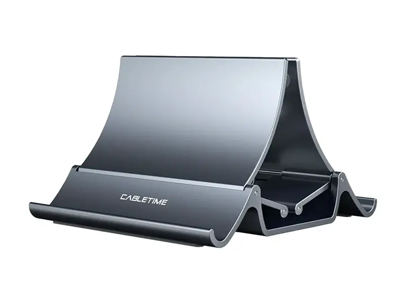 Soporte para Laptop CABLETIME CS15G Vertical para portátil 360°