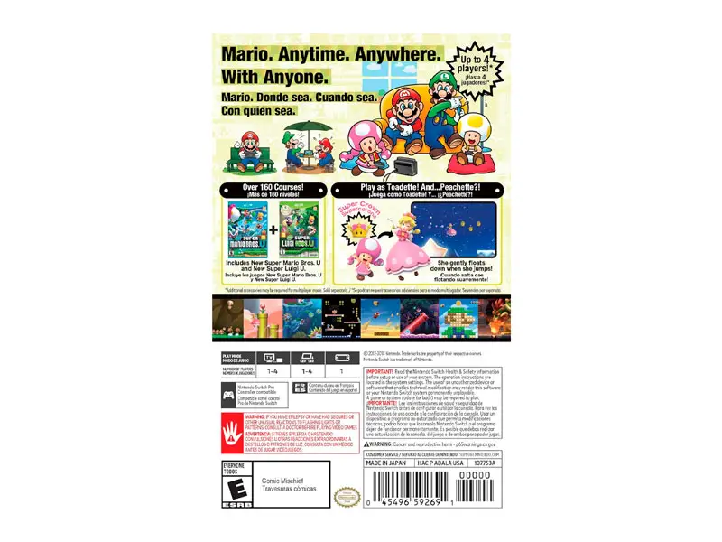 Juego Nintendo Super Mario Bros.U Deluxe - Imagen 2