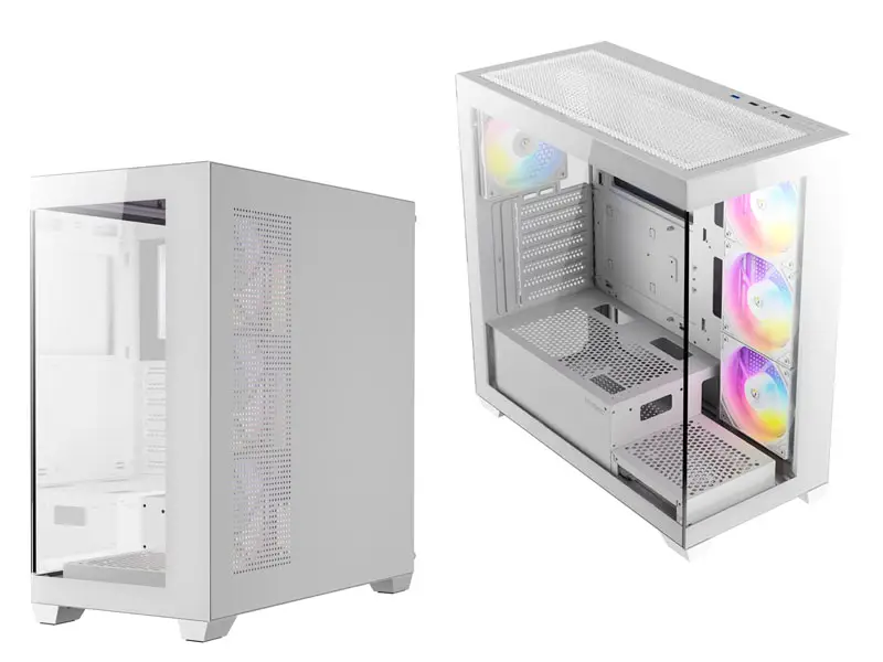 Case Antec CX300 ARGB Mid Tower White 4ARC 2GL (0-761345-10151-6) - Imagen 2