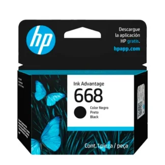 Cartucho de Tinta HP 668 Negro Original (7FP37VL) 2975/4375