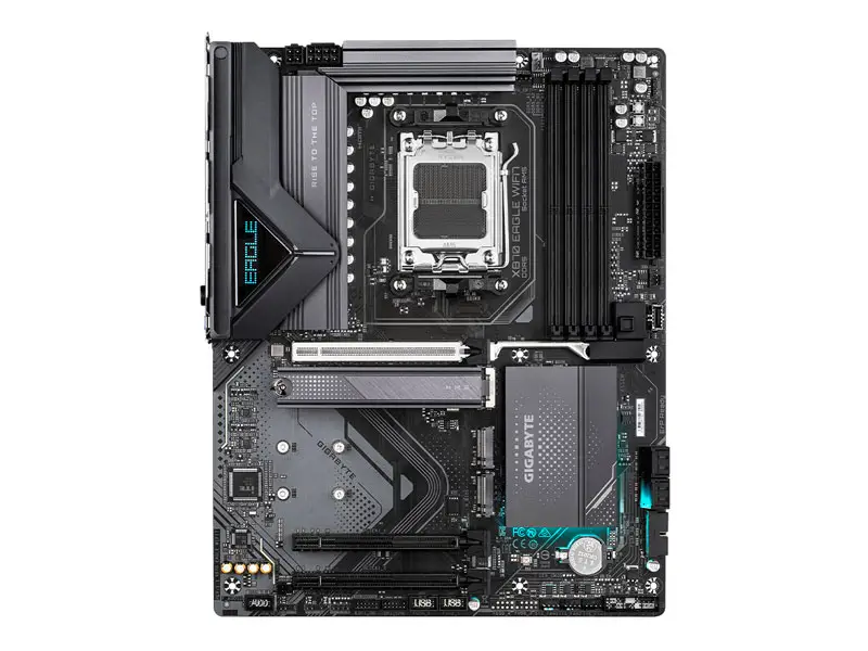 Placa Gigabyte X870 EAGLE AMD AM5 WIFI7 DDR5 HDMI RJ45 Bluetooth 5.4 - Imagen 2