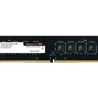 Memoria DDR4 TeamGroup ELITE 16GB 3200MHz Elite DIMM 1.2V Black