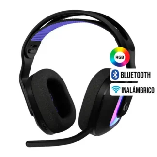 Auricular Gaming Logitech G G522 90H Lightspeed Bluetooth RGB cable USB-C Black