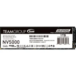 Unidad SSD Interno Teamgroup NV5000 1TB M.2 PCIe 4.0 NVMe