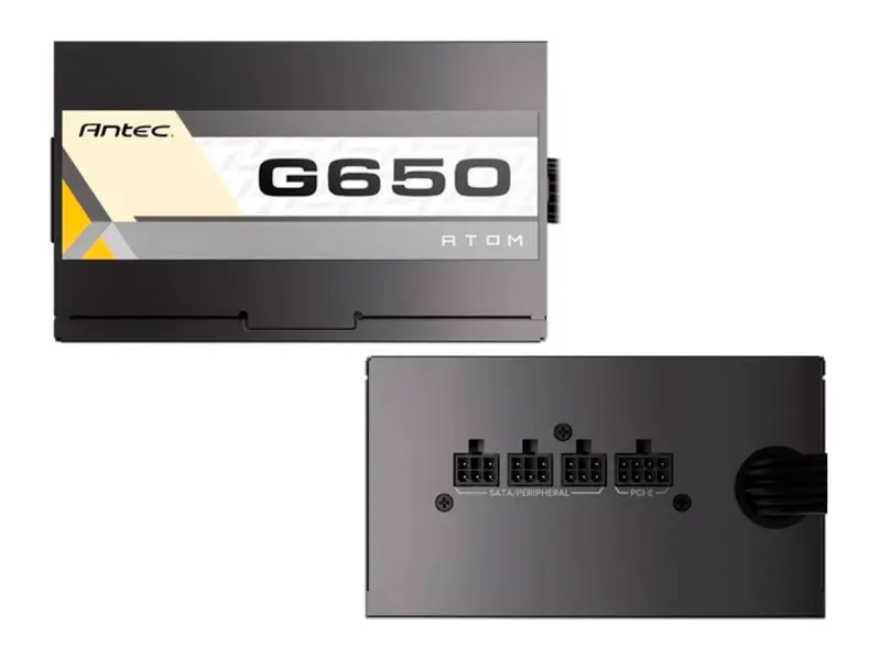 Fuente de poder Antec ATOM G650 EC 650W 80 Plus Gold SM (0-761345-20032-5) - Imagen 3