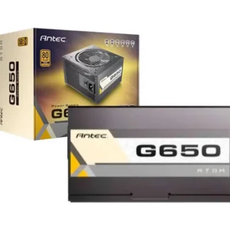 Fuente de poder Antec ATOM G650 EC 650W 80 Plus Gold SM (0-761345-20032-5)