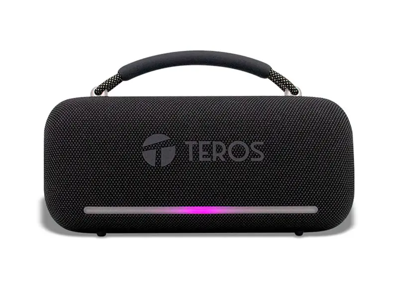 Parlante TEROS bluetooth VB-6049BLK 400 mah Negro