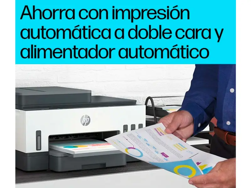 Impresora Multifuncional HP Smart Tank 750 WiFi USB RED Bluetooth ADF - Imagen 2