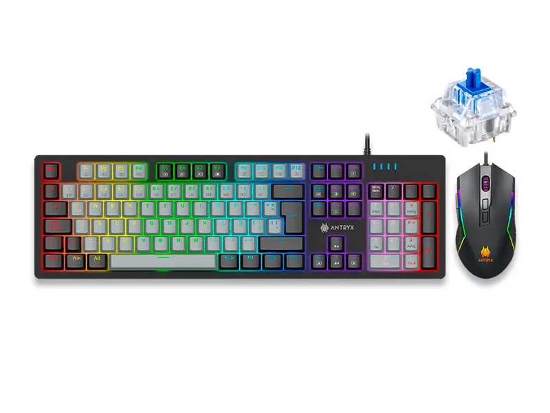 Teclado mecanico Antryx GC-5600 Plus Blue Switch (AGC-5650KBL-SP)