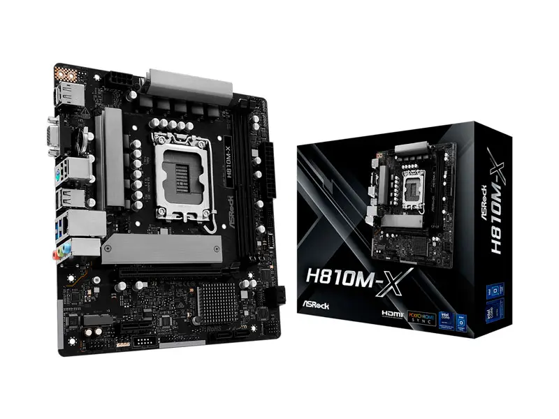 Placa ASRock H810M-X Ultra LGA 1851 DDR5 HDMI/DP/VGA