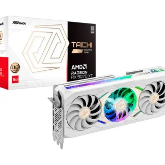 Tarjeta Grafica ASRock RADEON RX 9070 XT 16GB Taichi White OC GDDR6 PCI-E 5.0