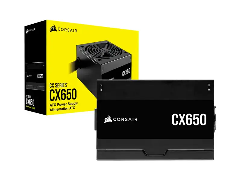 Fuente Corsair CX650 650W 80 Plus Bronze ATX Fan 120mm Black