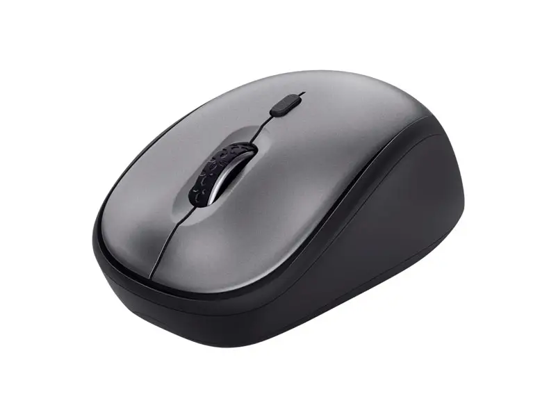 Mouse Trust YVI Silencioso Wireless Black - Imagen 2