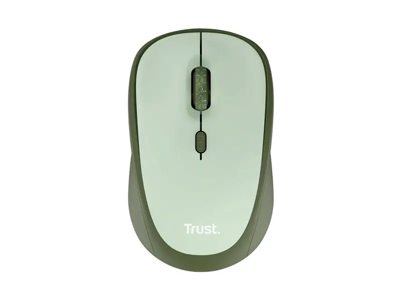 Mouse Trust YVI Silencioso Wireless Green