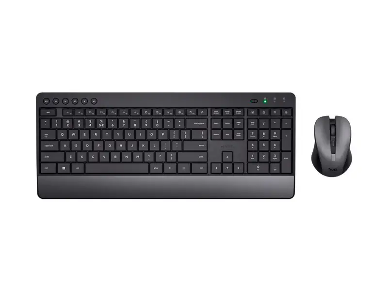 Teclado + Mouse Trust TREZO Wireless Black