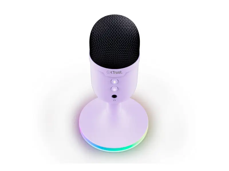 Microfono Gamer Trust YUNIX GXT 234 RGB USB Purple - Imagen 3