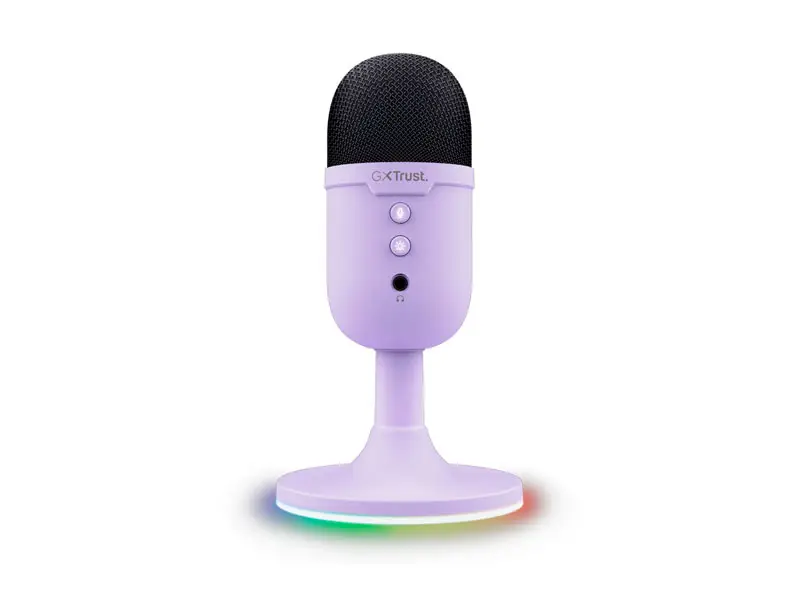 Microfono Gamer Trust YUNIX GXT 234 RGB USB Purple
