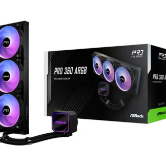 Cooler CPU ASRock Challenger Pro 360 ARGB Refrigeracion 360mm Liquida Black