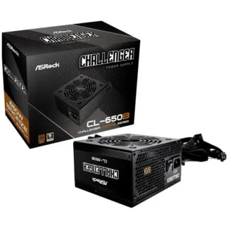 Fuente ASRock CHALLENGER CL-650B 650W Power supply 80 Plus Bronze ATX 2.52 Black