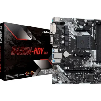 Placa ASROCK B450M-HDV R4.0 AM4 Micro ATX DDR4 HDMI VGA