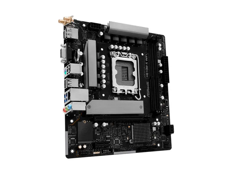 Placa ASRock H810M-X Wifi Ultra LGA 1851 Micro ATX DDR5 HDMI DP - Imagen 3