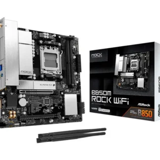 Placa ASRock B850M ROCK Wi-Fi 6E AMD Micro ATX DDR5 Bluetooth 5.2 HDMI DP