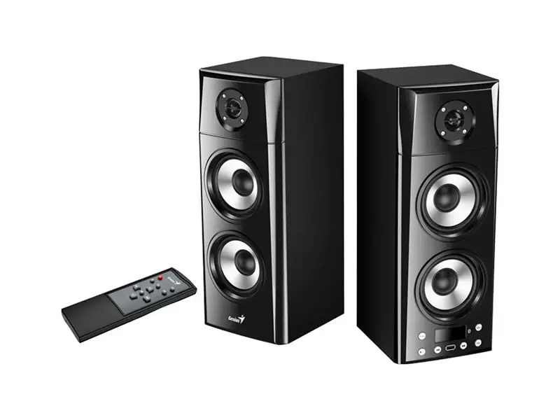 Parlante Genius SP-HF2800BT 60W USB Power Wood Black - Imagen 2