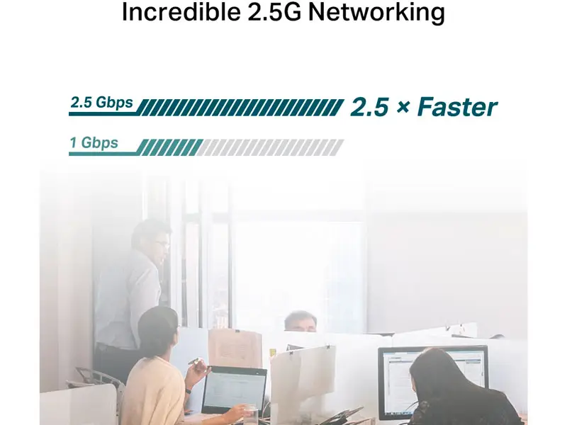 TARJETA de Red TP-Link TX201 V1 PCIe 2.1 x4 Gigabit Ethernet 2.5G - Imagen 3