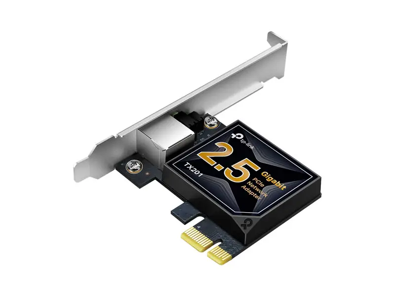 TARJETA de Red TP-Link TX201 V1 PCIe 2.1 x4 Gigabit Ethernet 2.5G