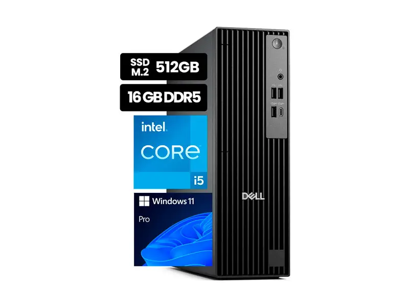 PC Desktop DELL Pro QCS1250 Intel Core i5-14500 16GB SSD512GB Wind11Pro