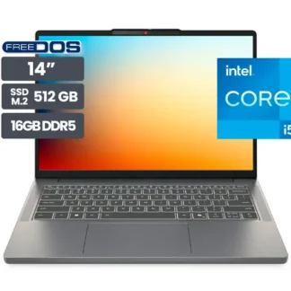 Laptop Lenovo IdeaPad Slim 3 14IRH10 14″ Intel Core i5-13420H 16GB SSD512GB No incluye Windows