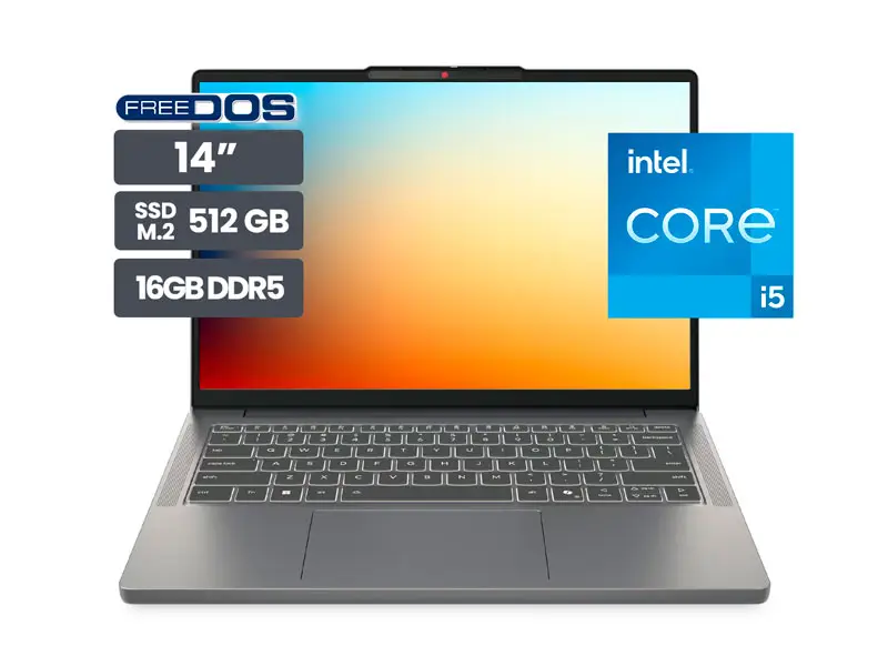 Laptop Lenovo IdeaPad Slim 3 14IRH10 14″ Intel Core i5-13420H 16GB SSD512GB No incluye Windows