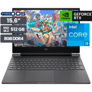 Laptop Gamer HP Victus 15-FA2035LA 15.6″ Intel Core i5-13420H 8GB SSD512GB RTX3050 6GB No incluye windows