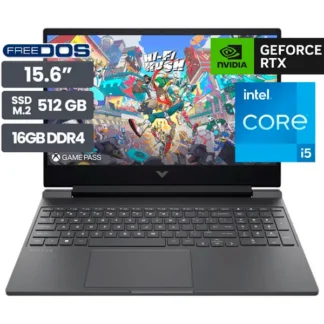 Laptop Gamer HP Victus 15-FA2033LA 15.6″ Intel Core i5-13420H 16GB SSD512GB RTX3050 6GB No incluye windows