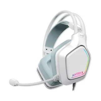 Auricular Gaming Antryx Chrome Storm Enigma 7.1 Virtual White