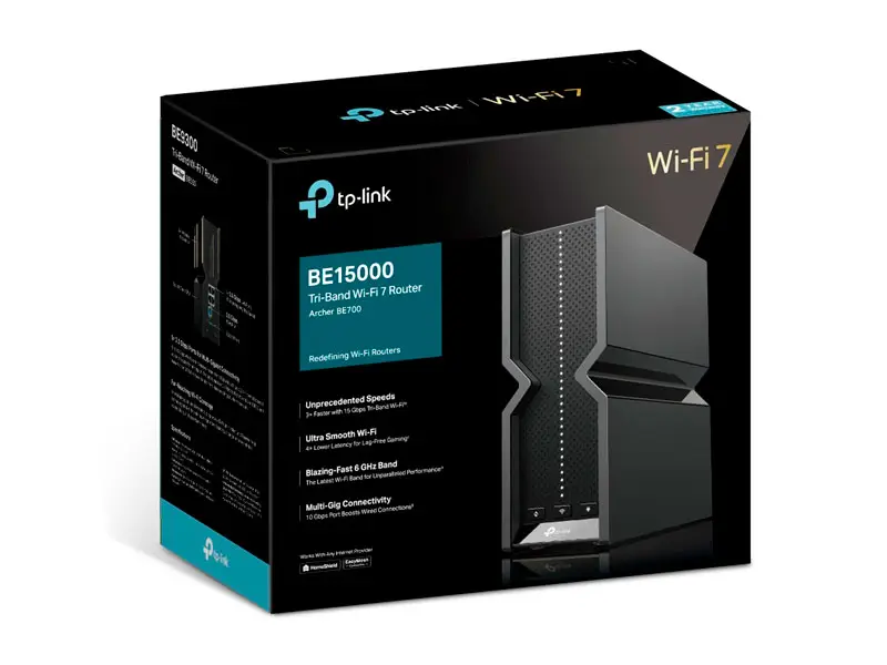 Router TP-Link Archer BE700 BE15000 Tri-Band Wi-Fi 7 15Gbps - Imagen 3