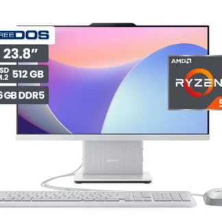 All In One Lenovo AIO IdeaCentre 24ARR9 23.8″ FHD AMD Ryzen 5-7535HS 16GB SSD512GB No incluye Windows