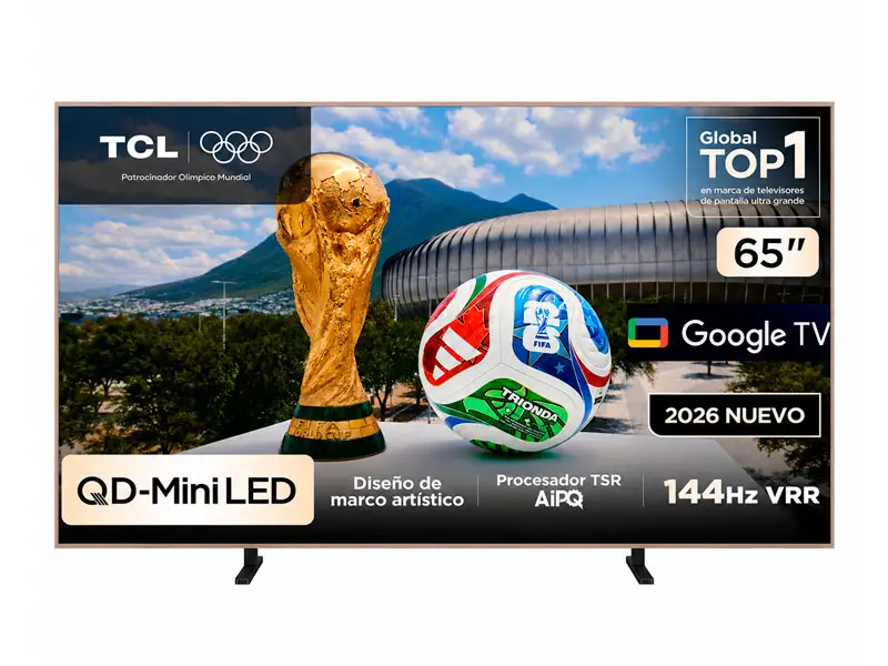 Televisor TCL SMART TV ART 65″ QD MINILED 4K UHD 65A400 PRO