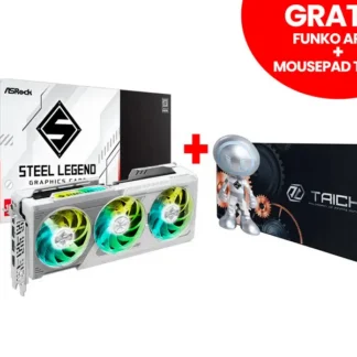 Tarjeta Grafica ASRock RADEON RX 9070 XT 16GB Steel Legend GDDR6 PCI-E 5.0 White