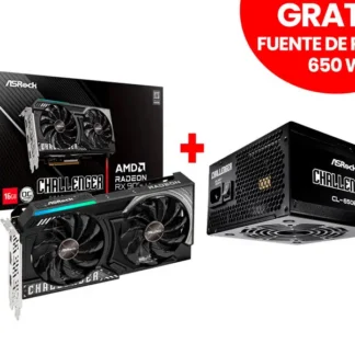 Tarjeta Grafica ASRock RADEON RX 9060 XT 16GB Challenger OC GDDR6 PCI-E 5.0