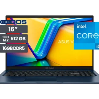 Laptop ASUS VivoBook 16 X1504VA-BQ4055 16″ Intel Core 5-120U 16GB SSD512GB No incluye Windows